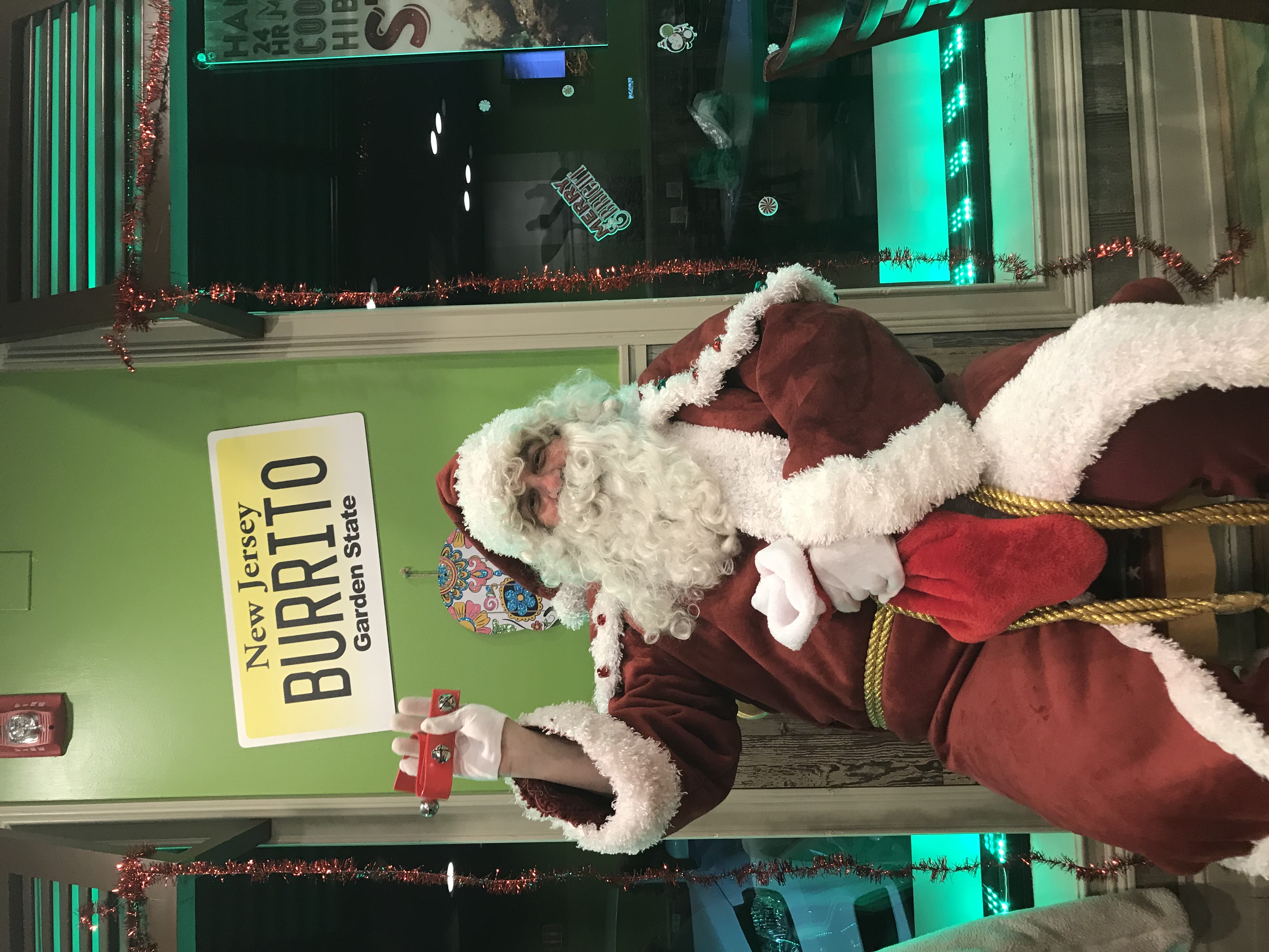 Holiday Santa Claus with Bubbakoo Buritos 2