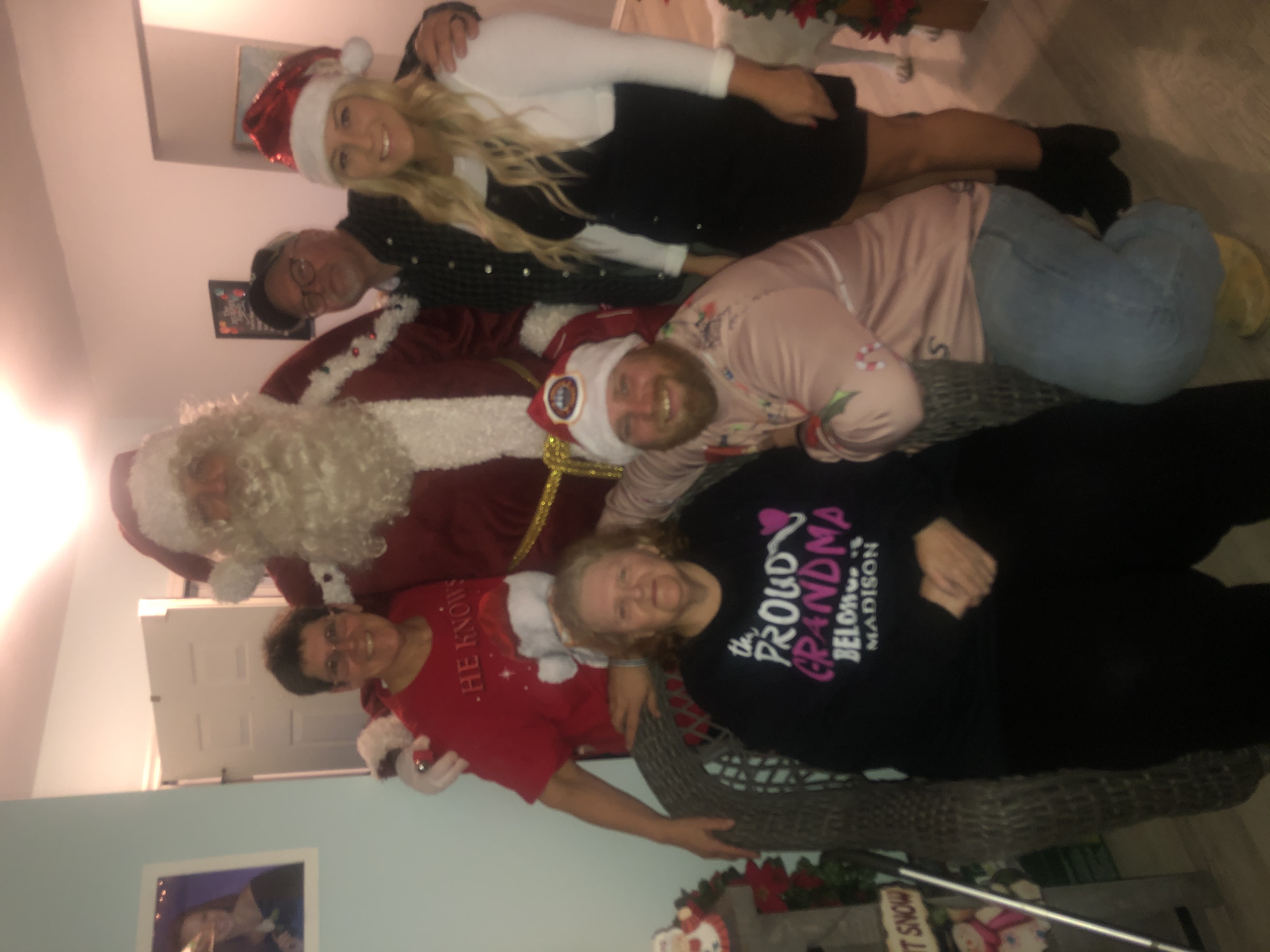 Holiday Santa Claus Family Visit 6