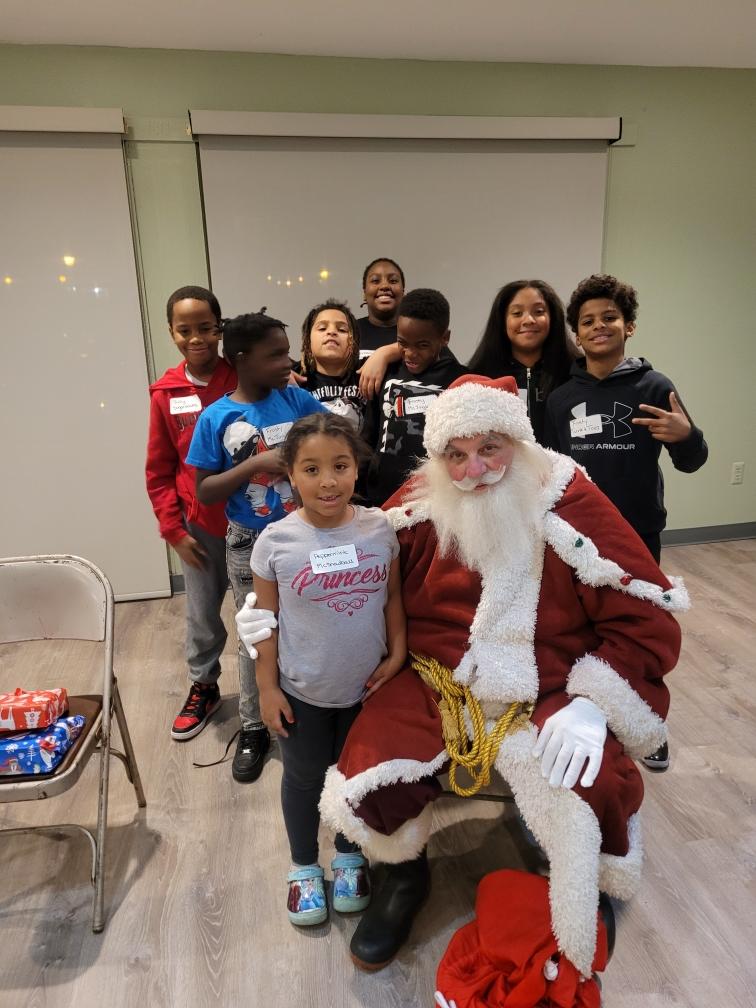 Holiday Santa Claus with Special Kids 2