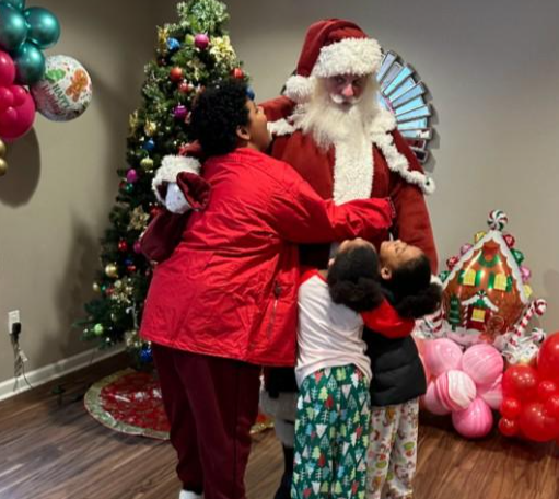 Holiday Santa Claus with Special Kids 1