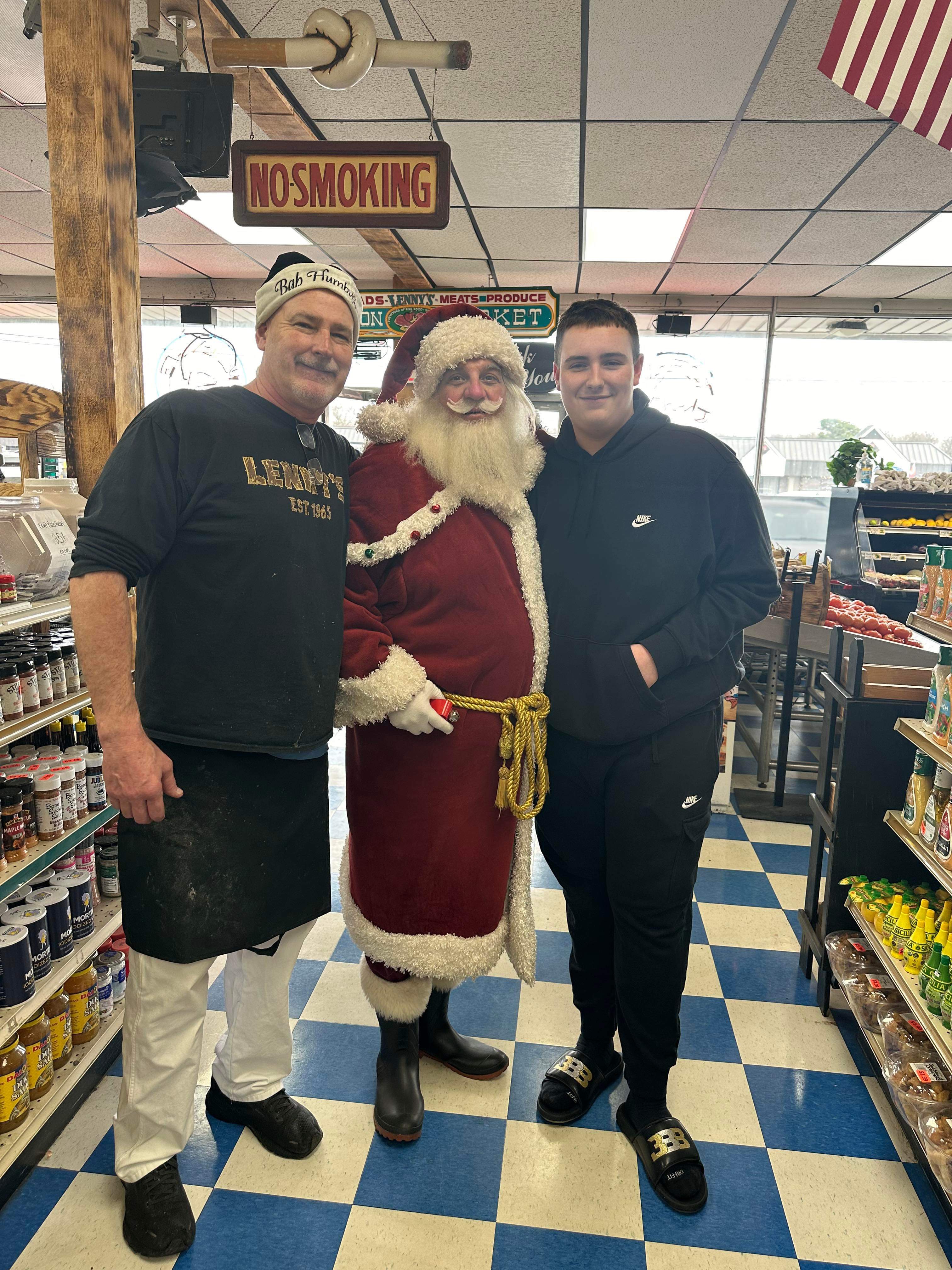 Holiday Santa Claus with Lenny's Meat Market 2