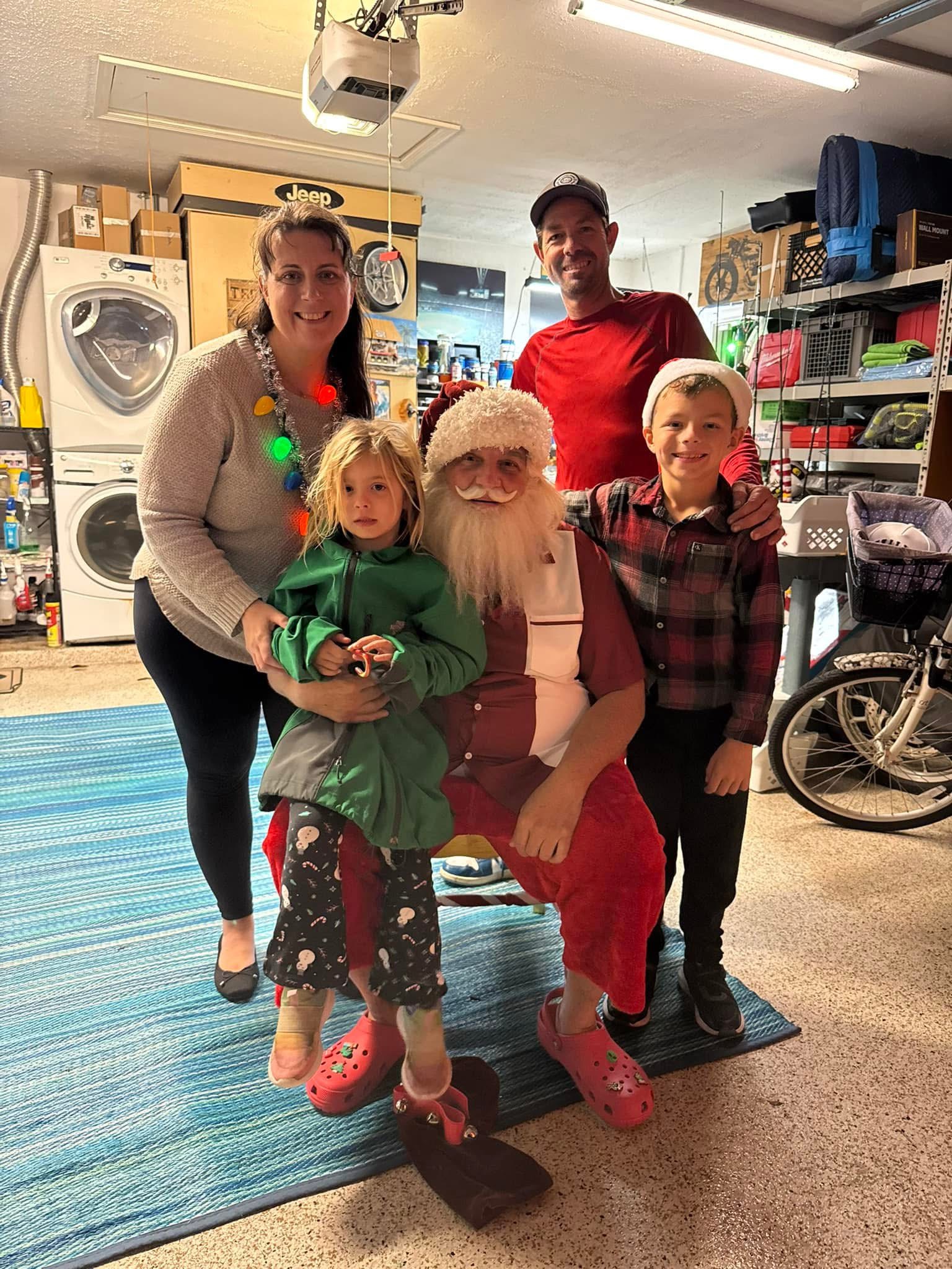 Holiday Santa Claus with Andre's Neighbors